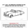 6 X 12 Full Size Aluminum License Plate for Cars and Trucks  Thumbnail