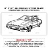 6 X 12 Full Size Aluminum License Plate for Cars and Trucks  Thumbnail