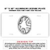 6 X 12 Full Size Aluminum License Plate for Cars and Trucks  Thumbnail
