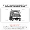 6 X 12 Full Size Aluminum License Plate for Cars and Trucks  Thumbnail