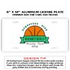 6 X 12 Full Size Aluminum License Plate for Cars and Trucks  Thumbnail
