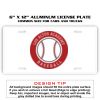 6 X 12 Full Size Aluminum License Plate for Cars and Trucks  Thumbnail