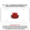 6 X 12 Full Size Aluminum License Plate for Cars and Trucks  Thumbnail