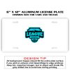 6 X 12 Full Size Aluminum License Plate for Cars and Trucks  Thumbnail