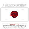 6 X 12 Full Size Aluminum License Plate for Cars and Trucks  Thumbnail