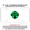 6 X 12 Full Size Aluminum License Plate for Cars and Trucks  Thumbnail