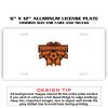 6 X 12 Full Size Aluminum License Plate for Cars and Trucks  Thumbnail