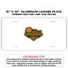 6 X 12 Full Size Aluminum License Plate for Cars and Trucks  Thumbnail