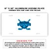 6 X 12 Full Size Aluminum License Plate for Cars and Trucks  Thumbnail
