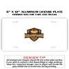 6 X 12 Full Size Aluminum License Plate for Cars and Trucks  Thumbnail