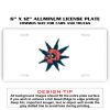 6 X 12 Full Size Aluminum License Plate for Cars and Trucks  Thumbnail