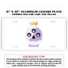 6 X 12 Full Size Aluminum License Plate for Cars and Trucks  Thumbnail