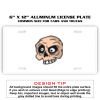 6 X 12 Full Size Aluminum License Plate for Cars and Trucks  Thumbnail