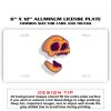 6 X 12 Full Size Aluminum License Plate for Cars and Trucks  Thumbnail