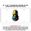 6 X 12 Full Size Aluminum License Plate for Cars and Trucks  Thumbnail
