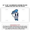 6 X 12 Full Size Aluminum License Plate for Cars and Trucks  Thumbnail