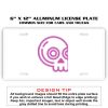 6 X 12 Full Size Aluminum License Plate for Cars and Trucks  Thumbnail