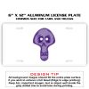 6 X 12 Full Size Aluminum License Plate for Cars and Trucks  Thumbnail