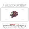 6 X 12 Full Size Aluminum License Plate for Cars and Trucks  Thumbnail