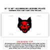 6 X 12 Full Size Aluminum License Plate for Cars and Trucks  Thumbnail