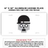 6 X 12 Full Size Aluminum License Plate for Cars and Trucks  Thumbnail