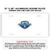 6 X 12 Full Size Aluminum License Plate for Cars and Trucks  Thumbnail