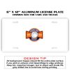 6 X 12 Full Size Aluminum License Plate for Cars and Trucks  Thumbnail