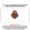 6 X 12 Full Size Aluminum License Plate for Cars and Trucks  Thumbnail