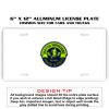6 X 12 Full Size Aluminum License Plate for Cars and Trucks  Thumbnail