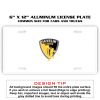 6 X 12 Full Size Aluminum License Plate for Cars and Trucks  Thumbnail