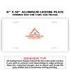 6 X 12 Full Size Aluminum License Plate for Cars and Trucks  Thumbnail