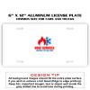6 X 12 Full Size Aluminum License Plate for Cars and Trucks  Thumbnail