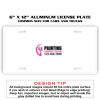 6 X 12 Full Size Aluminum License Plate for Cars and Trucks  Thumbnail