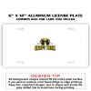 6 X 12 Full Size Aluminum License Plate for Cars and Trucks  Thumbnail