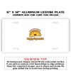 6 X 12 Full Size Aluminum License Plate for Cars and Trucks  Thumbnail