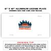 6 X 12 Full Size Aluminum License Plate for Cars and Trucks  Thumbnail