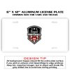 6 X 12 Full Size Aluminum License Plate for Cars and Trucks  Thumbnail