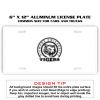 6 X 12 Full Size Aluminum License Plate for Cars and Trucks  Thumbnail