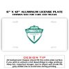 6 X 12 Full Size Aluminum License Plate for Cars and Trucks  Thumbnail