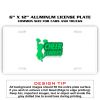 6 X 12 Full Size Aluminum License Plate for Cars and Trucks  Thumbnail