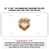 6 X 12 Full Size Aluminum License Plate for Cars and Trucks  Thumbnail