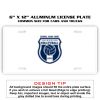 6 X 12 Full Size Aluminum License Plate for Cars and Trucks  Thumbnail