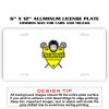 6 X 12 Full Size Aluminum License Plate for Cars and Trucks  Thumbnail