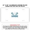 6 X 12 Full Size Aluminum License Plate for Cars and Trucks  Thumbnail