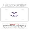 6 X 12 Full Size Aluminum License Plate for Cars and Trucks  Thumbnail