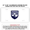 6 X 12 Full Size Aluminum License Plate for Cars and Trucks  Thumbnail