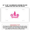 6 X 12 Full Size Aluminum License Plate for Cars and Trucks  Thumbnail