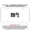 6 X 12 Full Size Aluminum License Plate for Cars and Trucks  Thumbnail