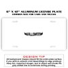 6 X 12 Full Size Aluminum License Plate for Cars and Trucks  Thumbnail