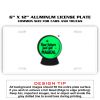 6 X 12 Full Size Aluminum License Plate for Cars and Trucks  Thumbnail